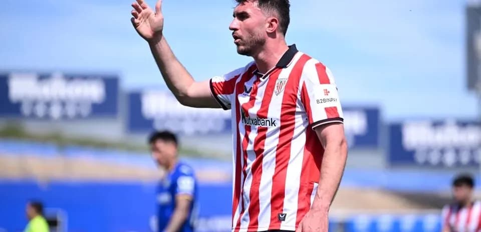 Player gesturing during a football match