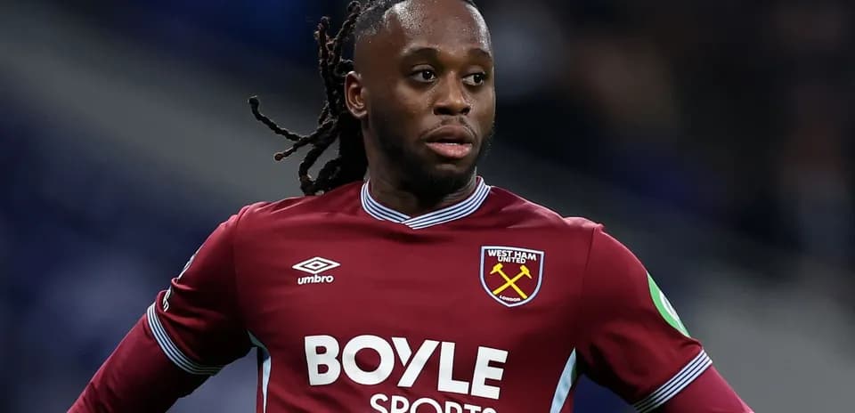 West Ham United player during a match action
