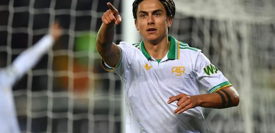 Player celebrating and pointing during a match