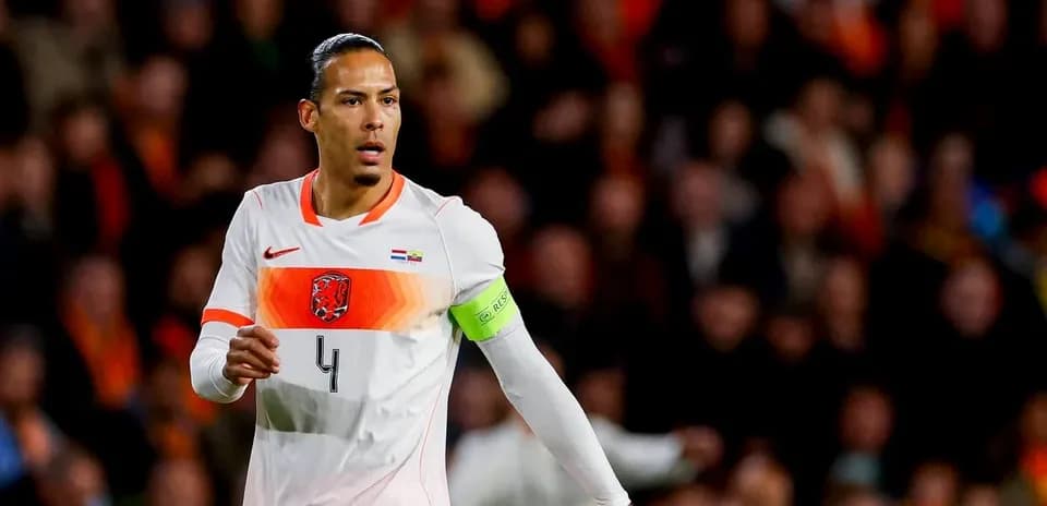Player in Netherlands jersey during match action
