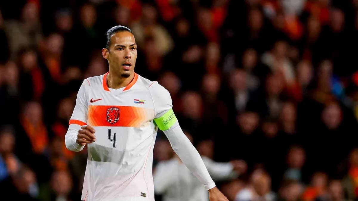 Player in Netherlands jersey during match action