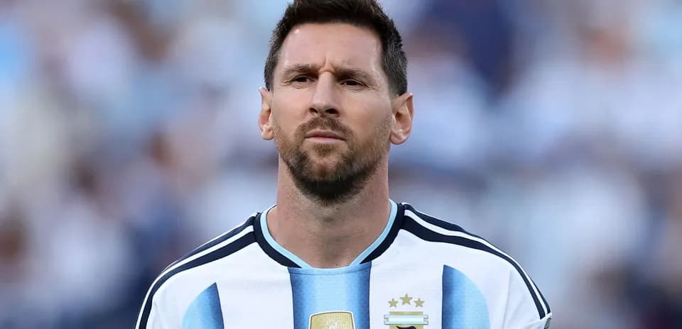 Lionel Messi in Argentina national team jersey