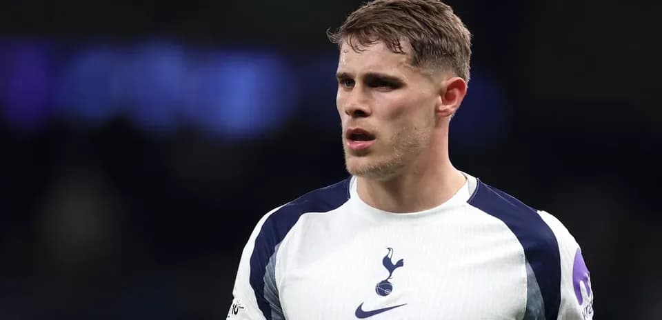 Player in Tottenham jersey during match