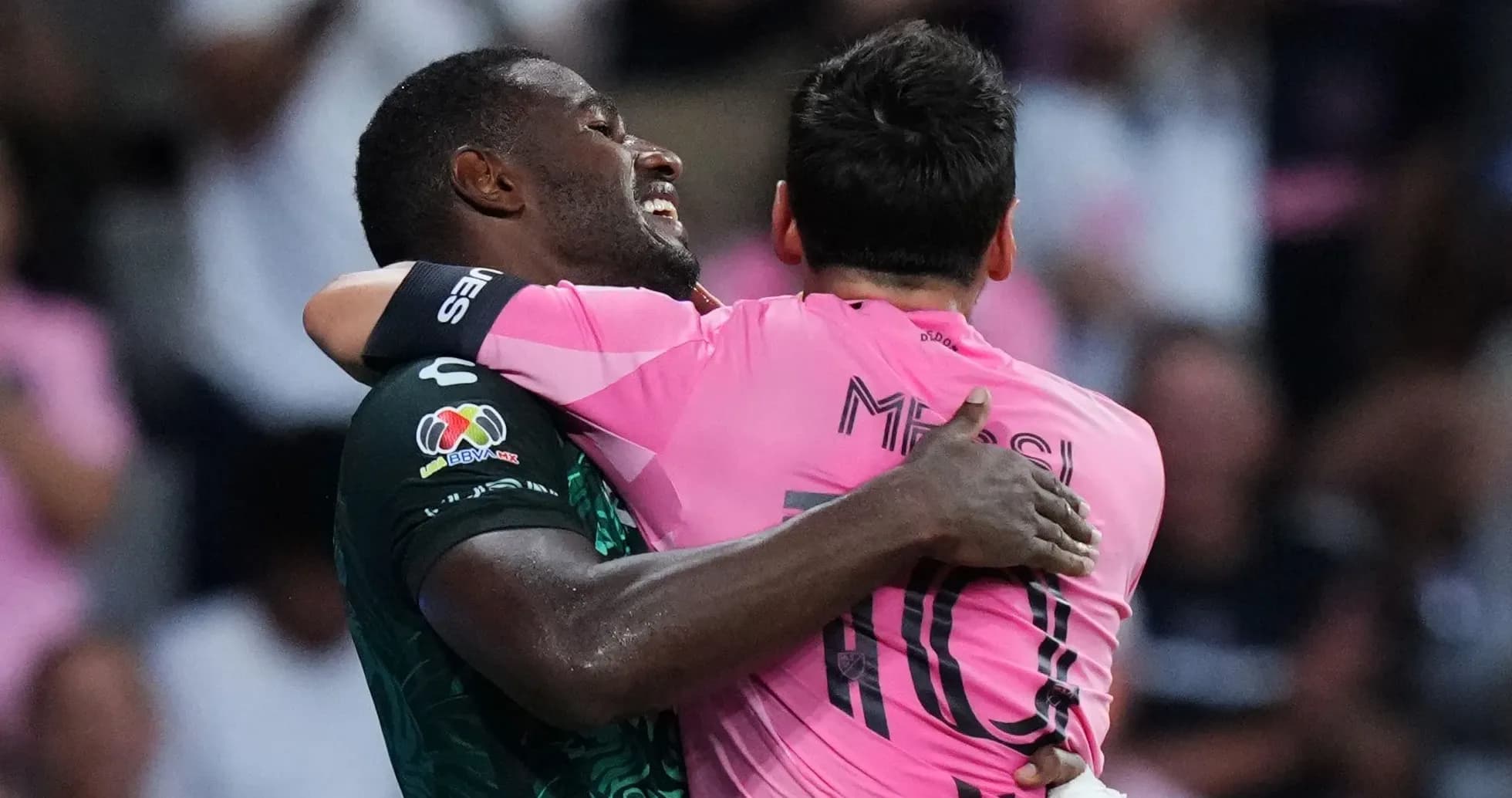 Players celebrating together after a match