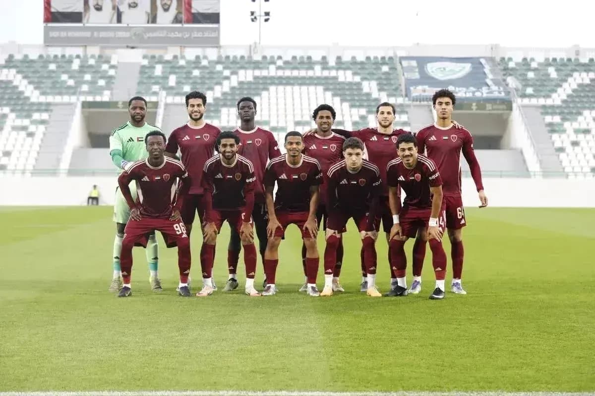 Al Bataeh U23 team posing for photo