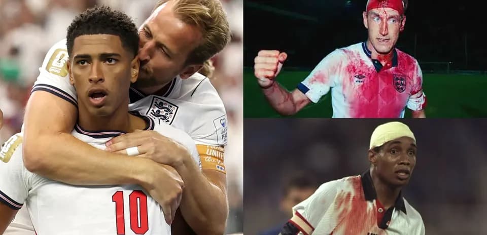 Collage of three football players with injuries