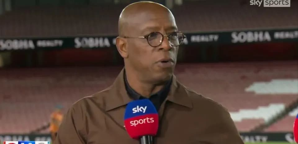 Sportscaster speaking during a live broadcast