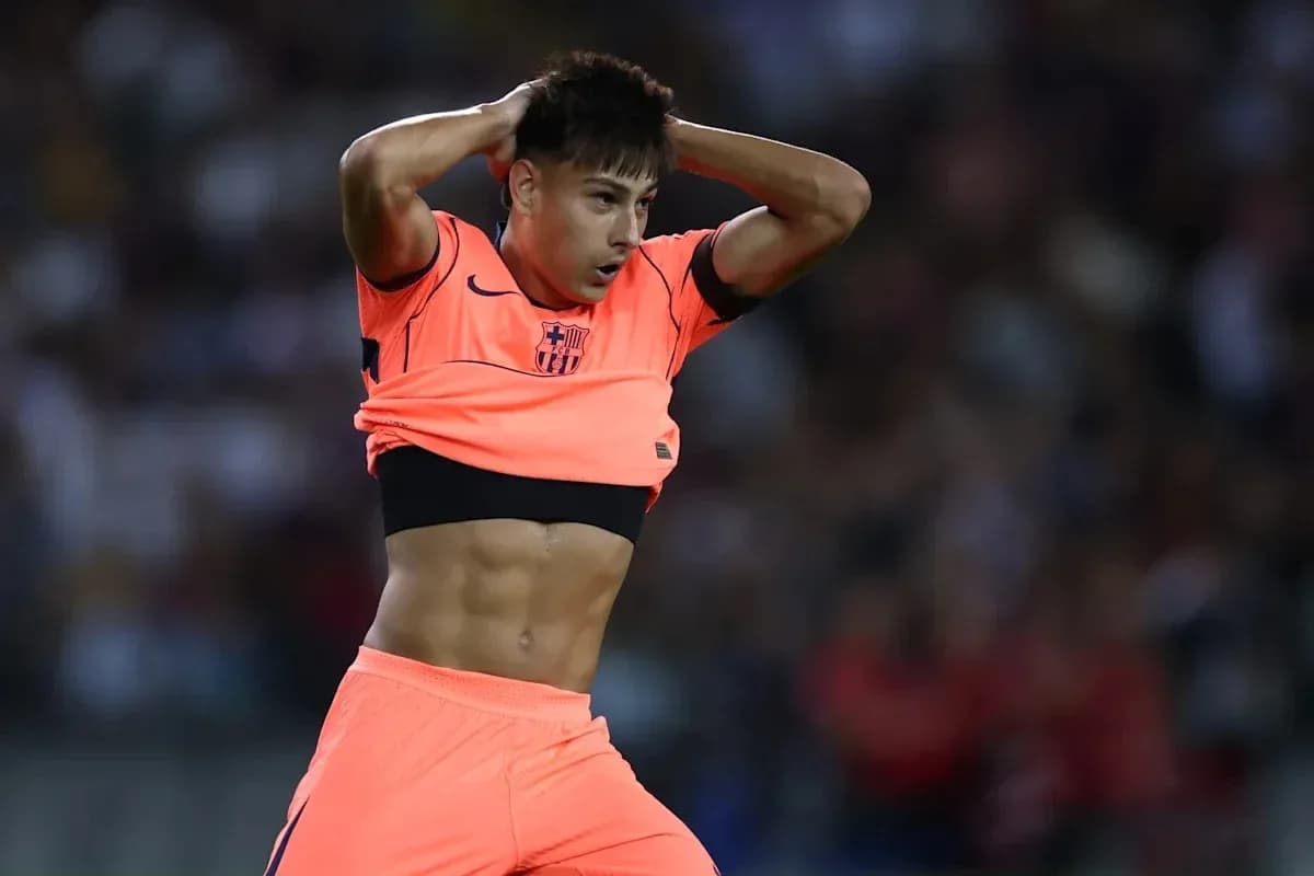 Player adjusting his jersey during a match