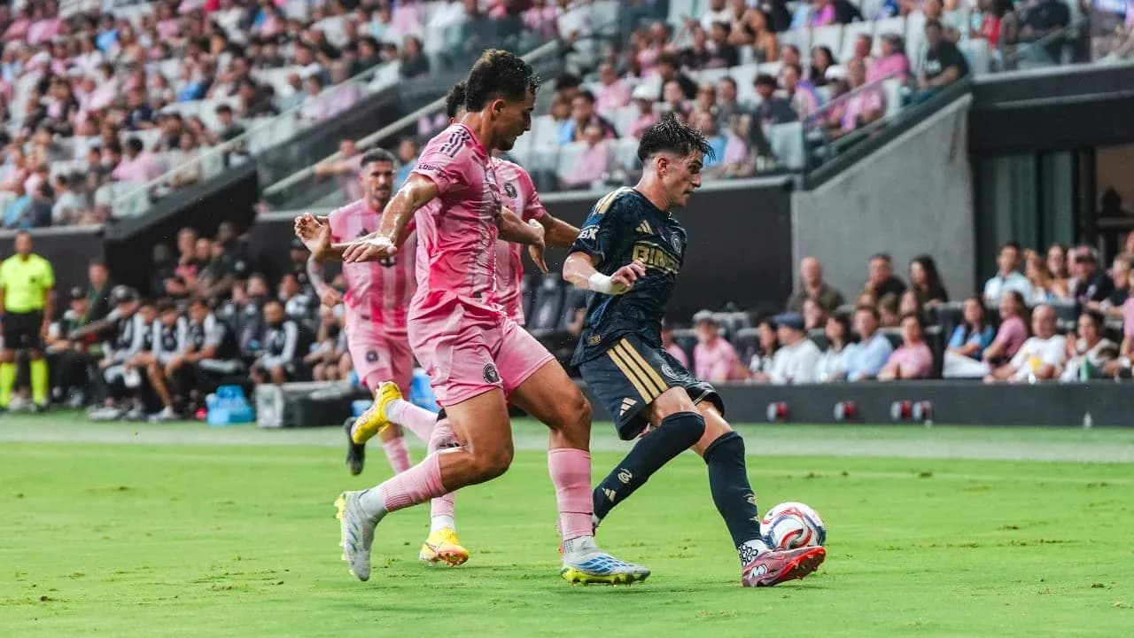 Players competing in Philadelphia Union vs Inter Miami