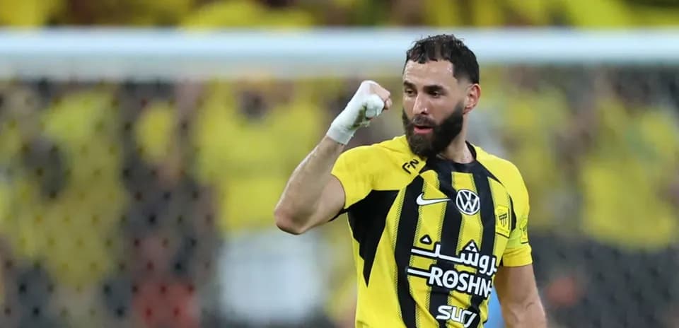 Player celebrating after scoring a goal