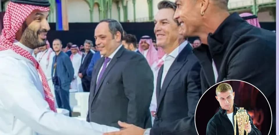 Group of men interacting at a public event