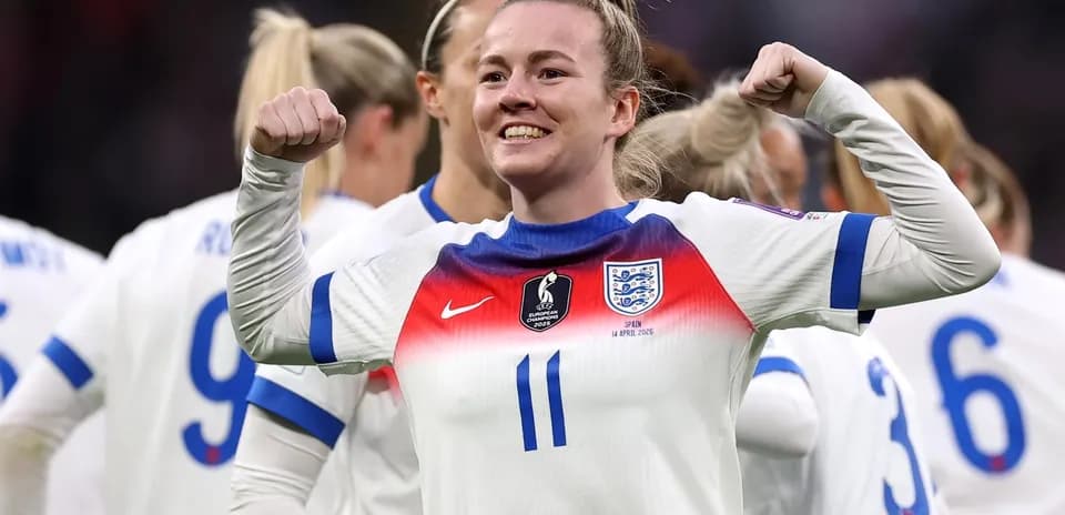 Player celebrating with teammates during match