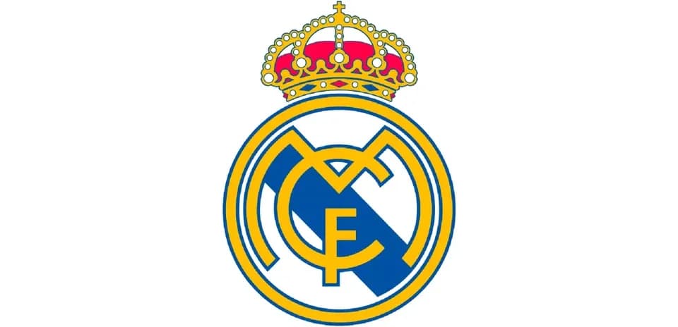 Real Madrid club logo with crown emblem
