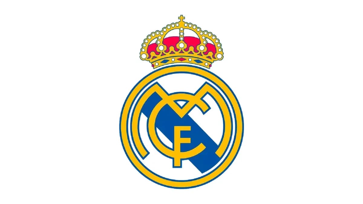 Real Madrid club logo with crown emblem