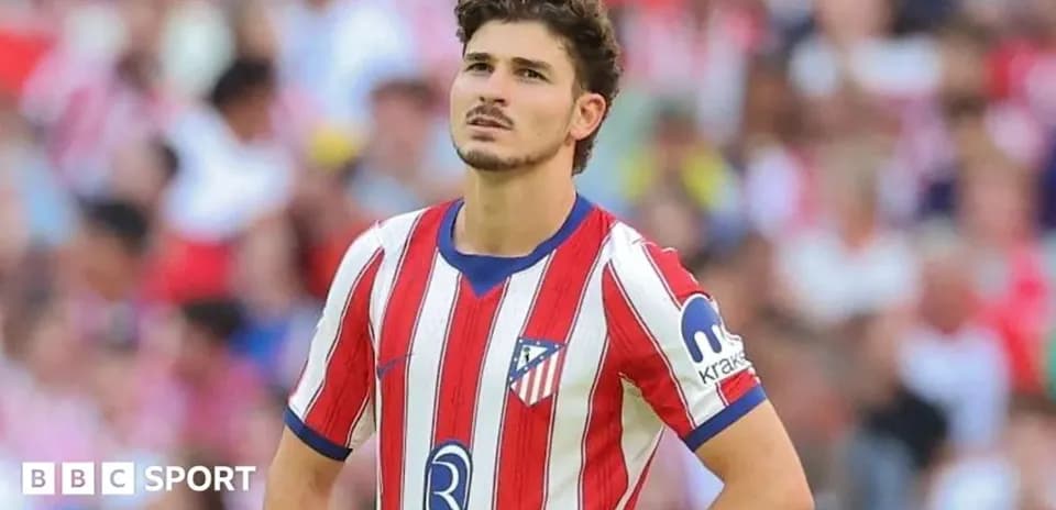 Atletico Madrid player on the pitch during match