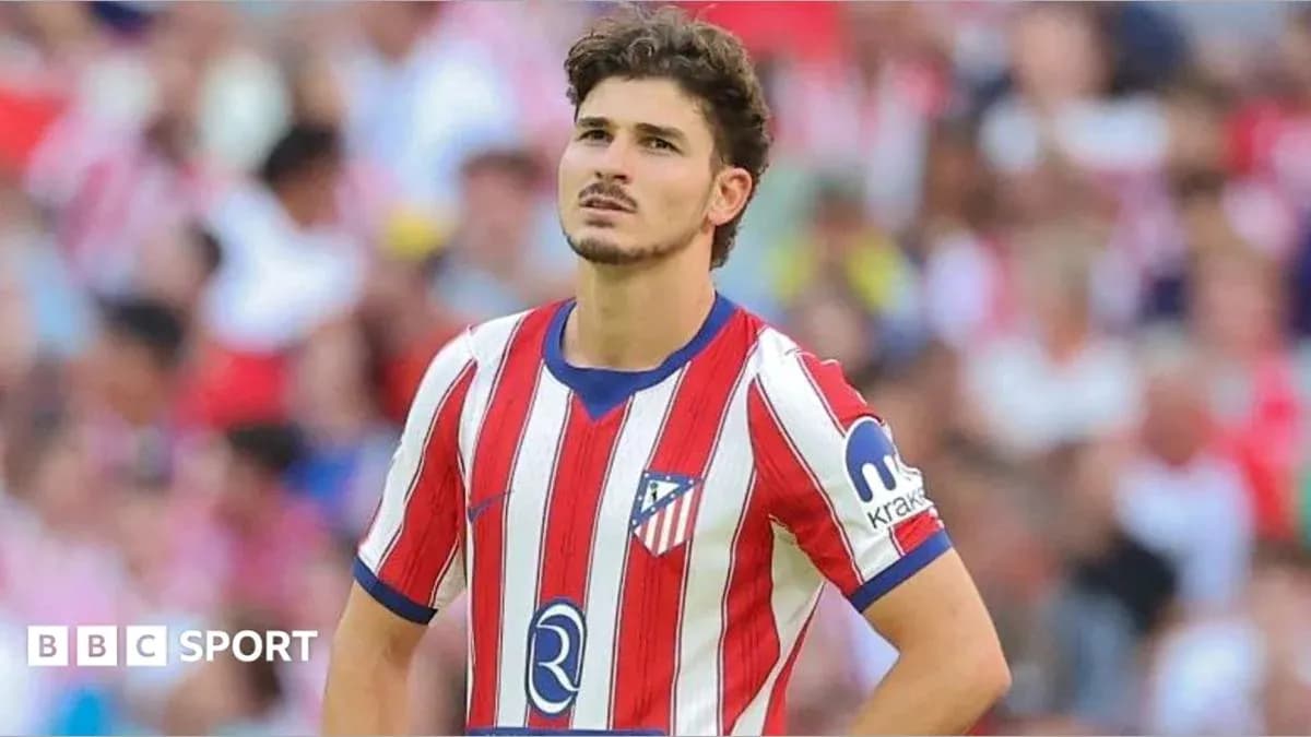 Atletico Madrid player on the pitch during match