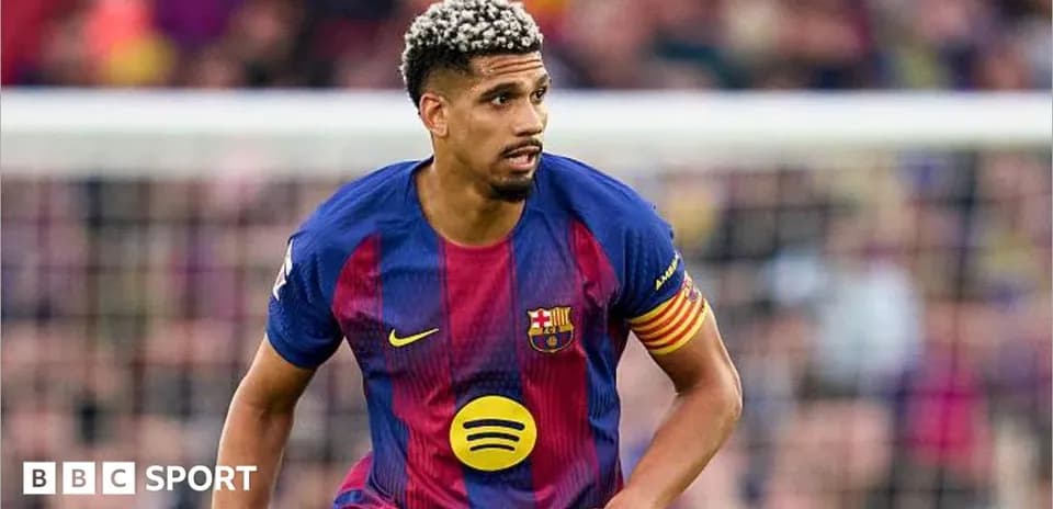 Player wearing Barcelona jersey during match action
