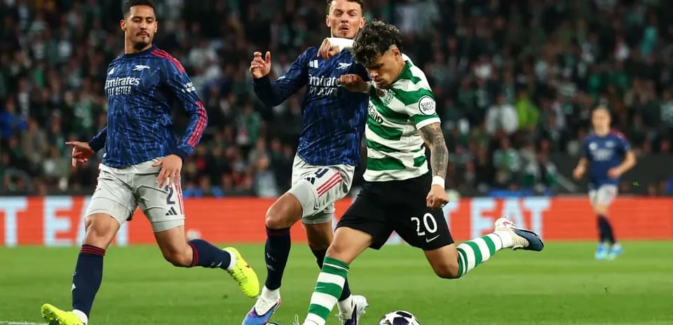 Player striking the ball during a competitive match