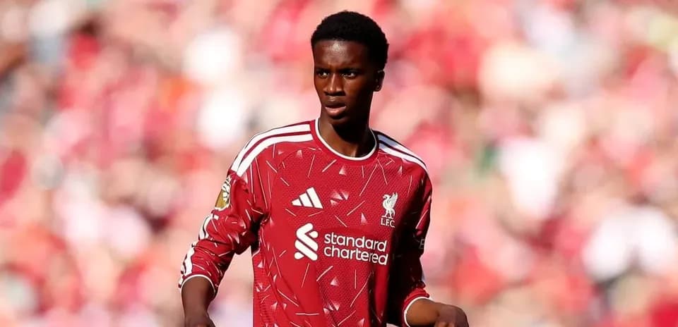 Liverpool player on the pitch during match