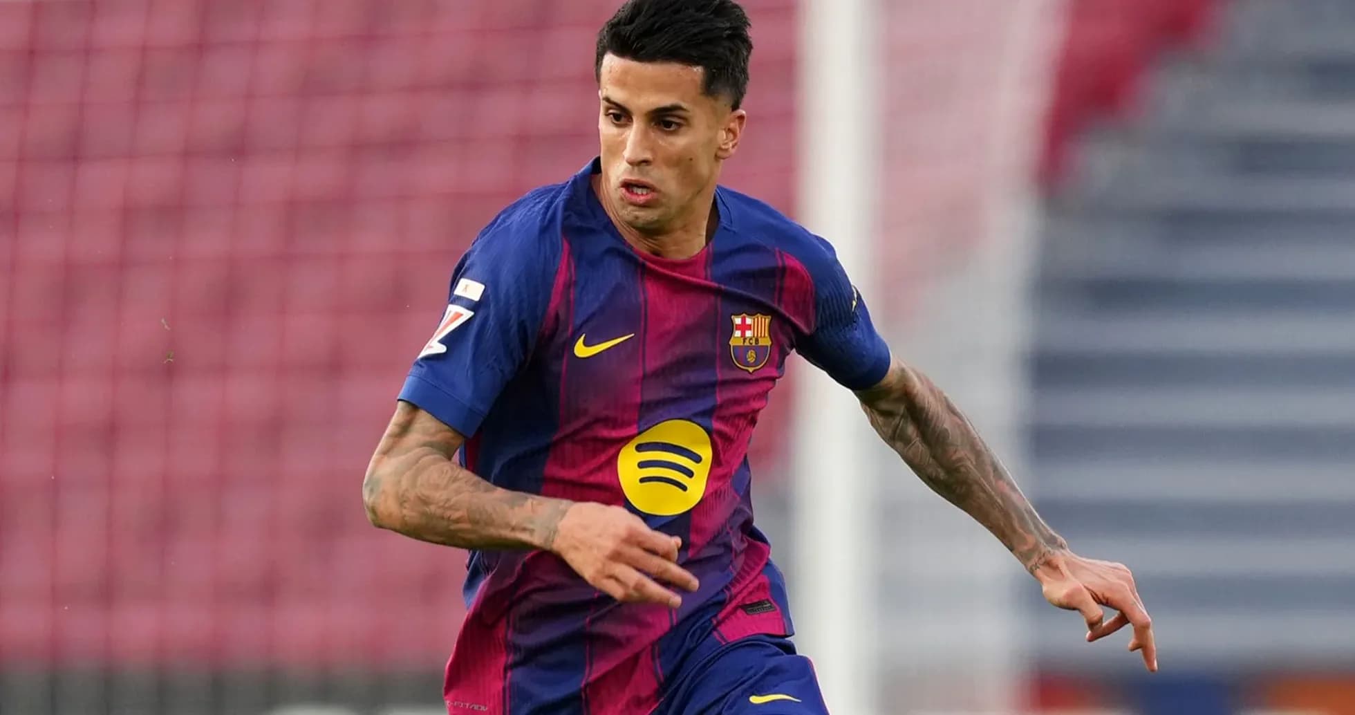 Player in Barcelona kit during a match
