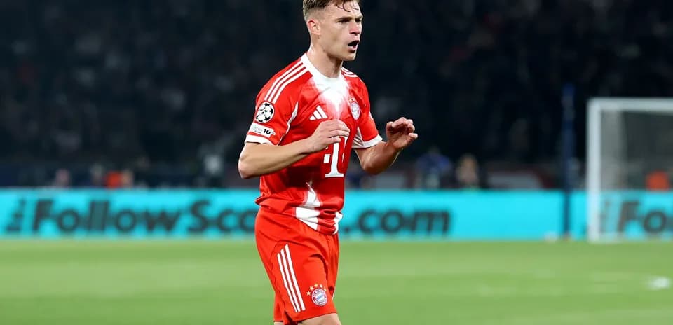 Player celebrating during a Champions League match
