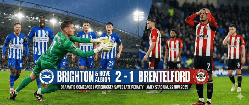 Brighton defeats Brentford 2-1 in Premier League thriller.webp