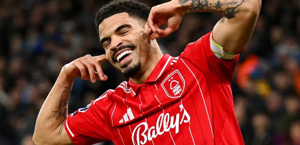 Player celebrating after scoring a goal in match