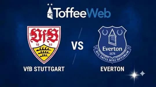 VfB Stuttgart vs Everton match graphic