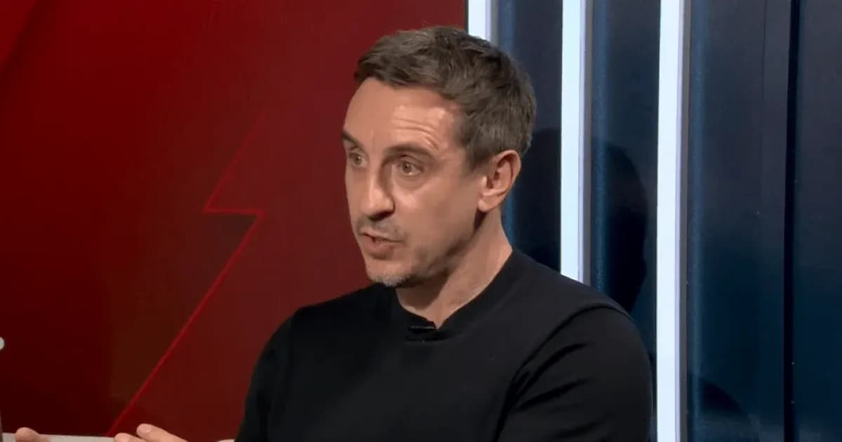 Sports analyst speaking during a broadcast segment