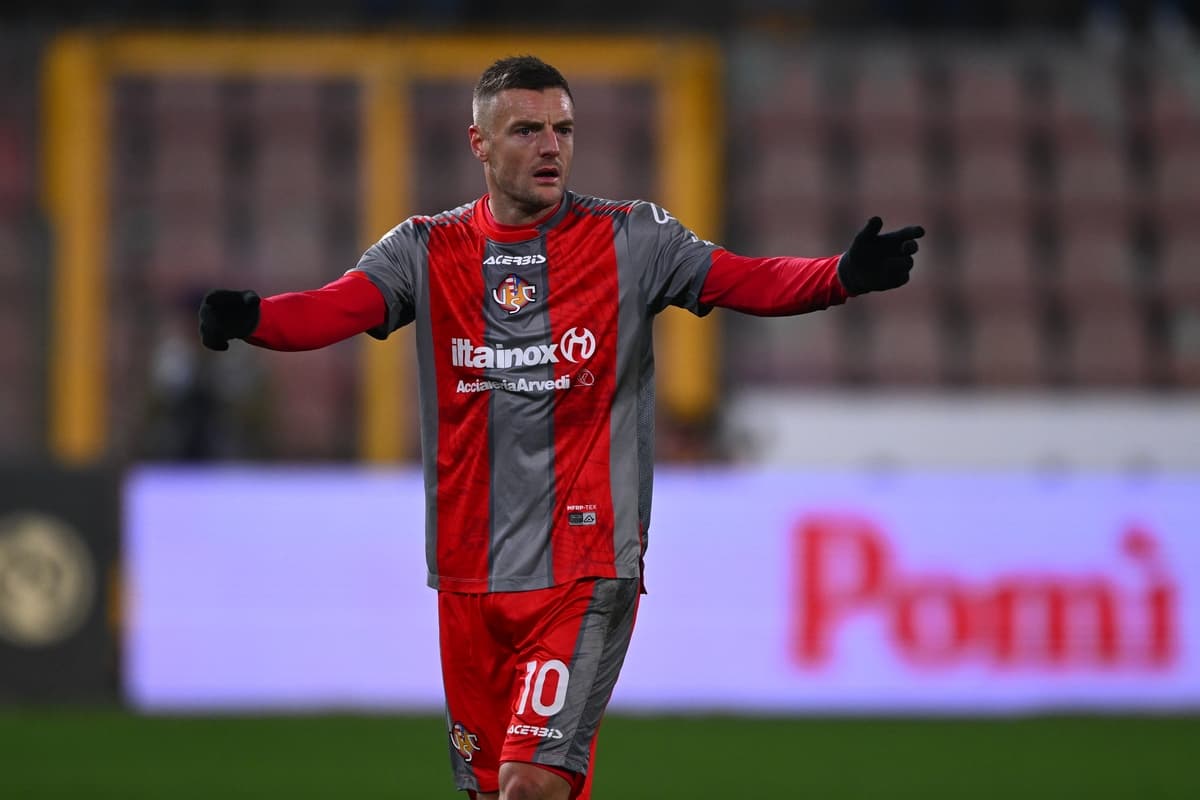Player gesturing during a football match