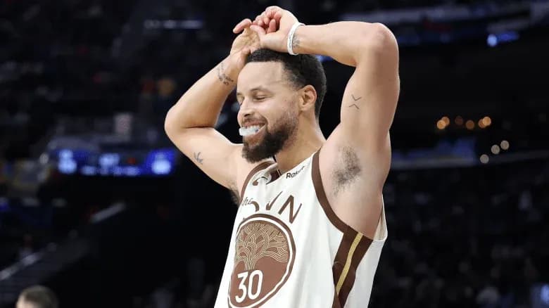 Player celebrating during a basketball game