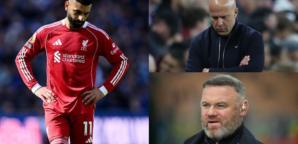 Liverpool player and coaches during tense match moments