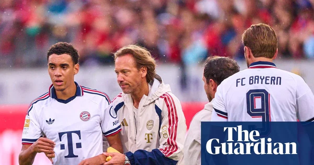 Bayern Munich players discussing on the sideline
