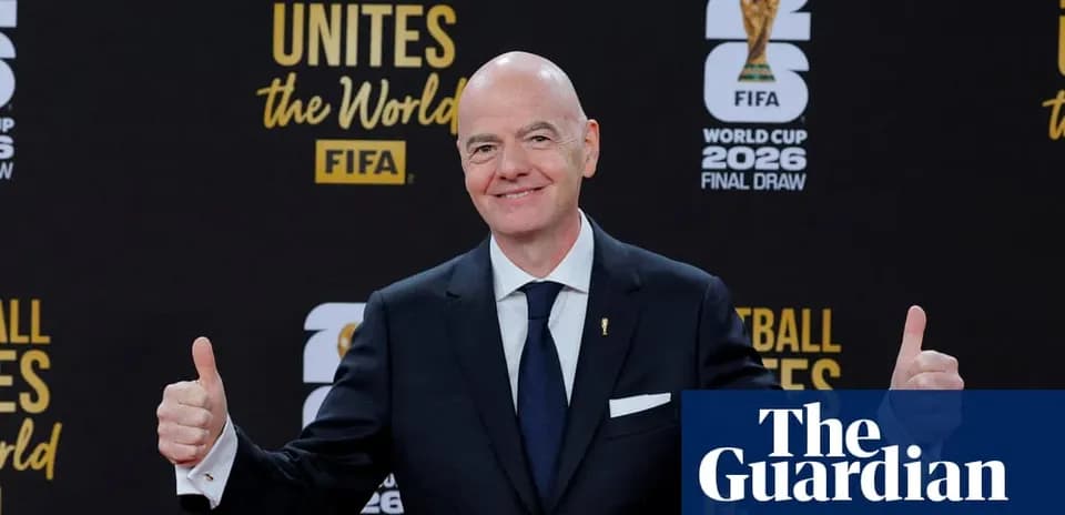 Gianni Infantino at FIFA World Cup 2026 draw event