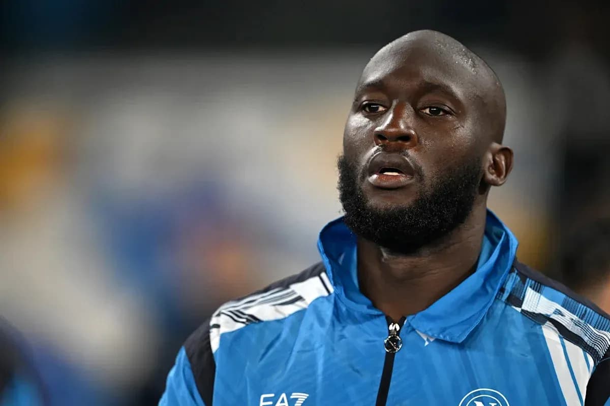 Player wearing Napoli training jacket before match