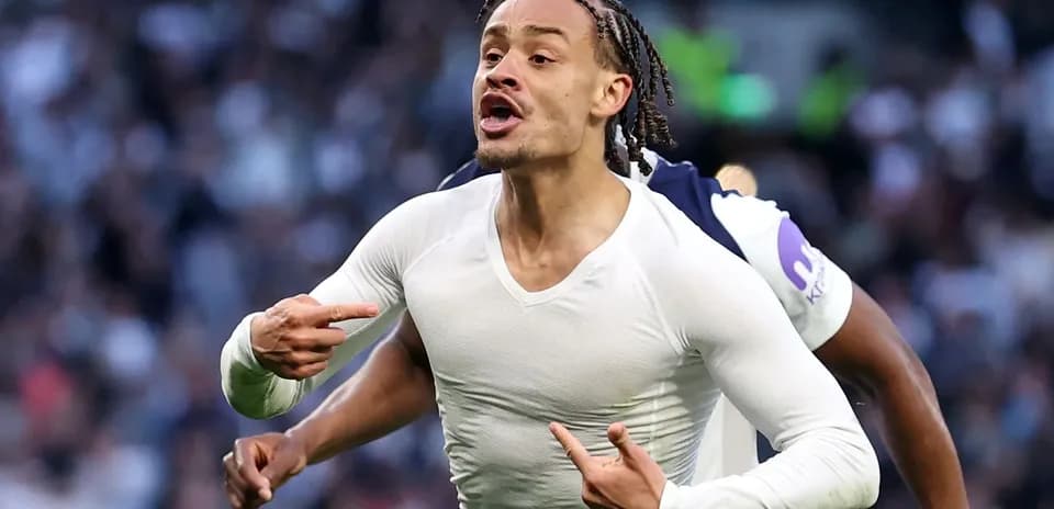 Player celebrating a goal with passionate gesture