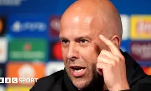 Manager speaking during pre-match press conference