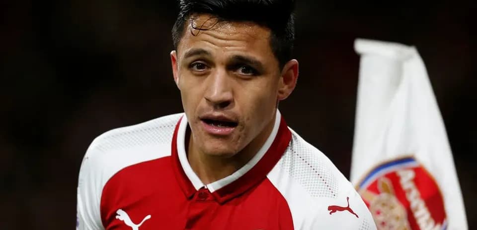 Player in Arsenal jersey during a match
