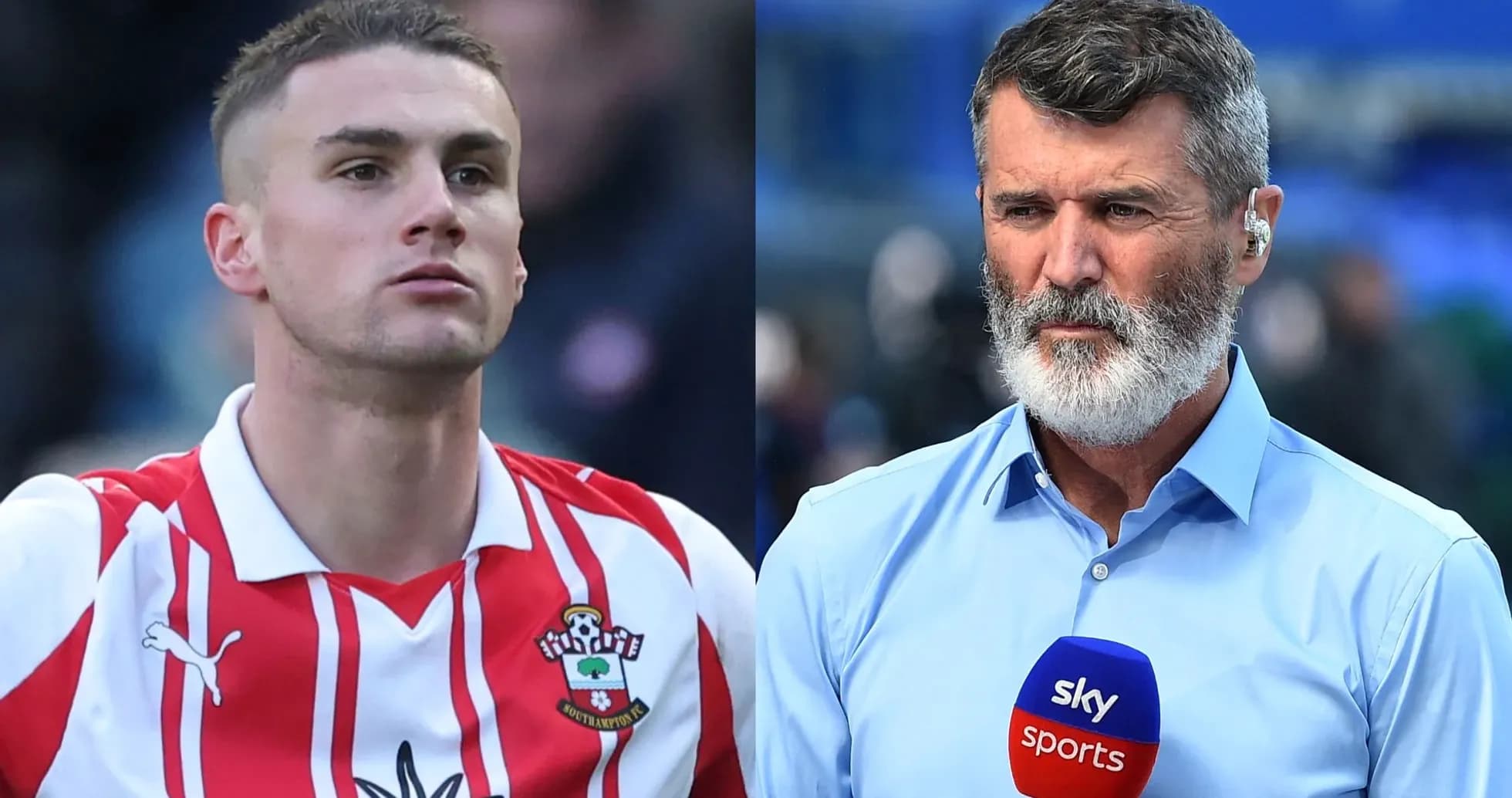 Southampton player and pundit during match coverage
