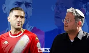 Football player and official with contrasting backgrounds