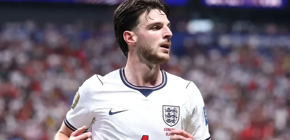 Player in England kit during a match
