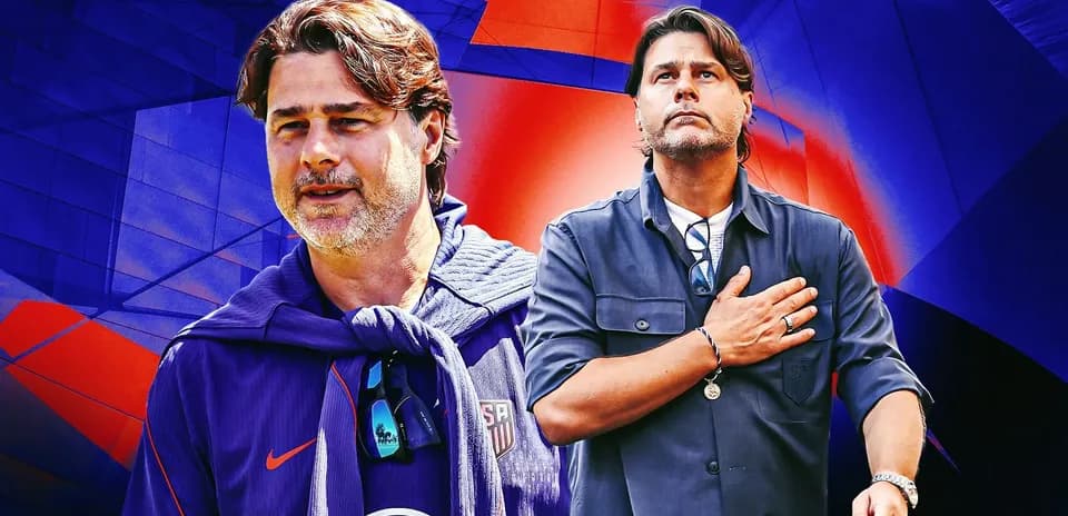 Coach wearing USMNT gear with colorful background