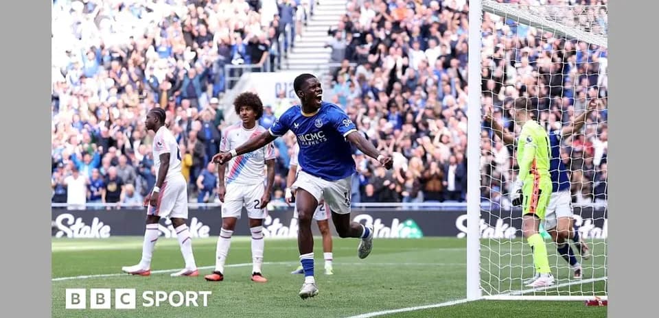 Player celebrating a goal during match at stadium