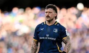 Player in Leinster jersey during rugby match