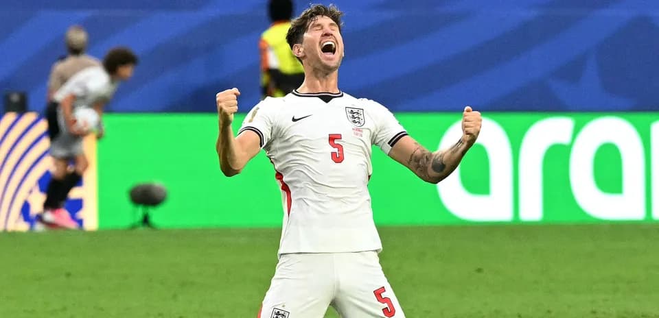 Player celebrating after a victory on the field