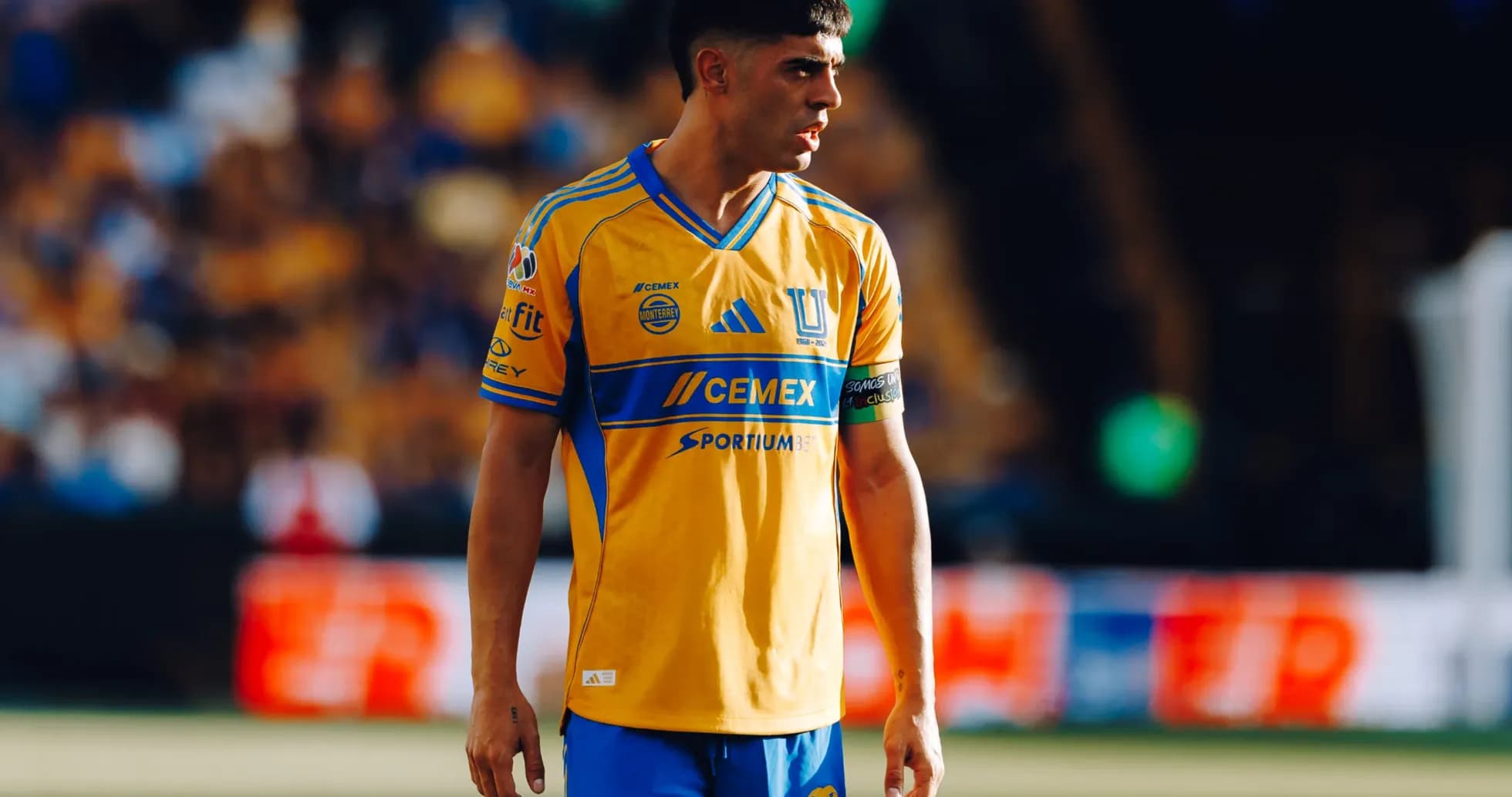 Player from Tigres UANL during Liga MX match