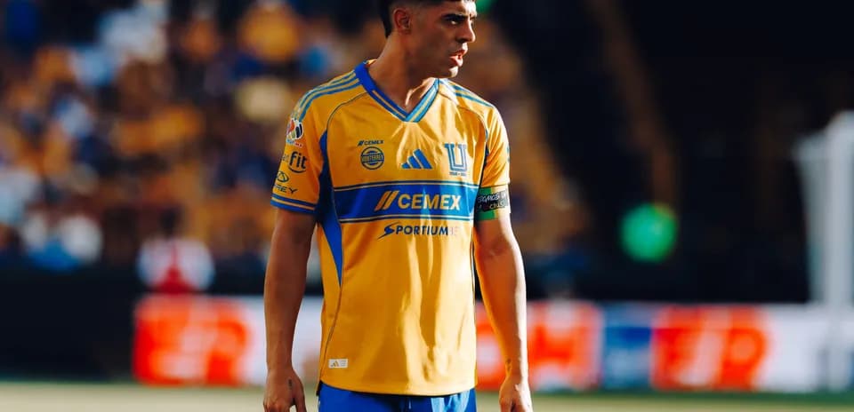 Player from Tigres UANL during Liga MX match