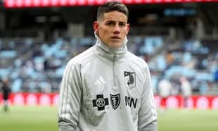 Player in training gear on the pitch