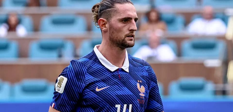 Player wearing France jersey during match