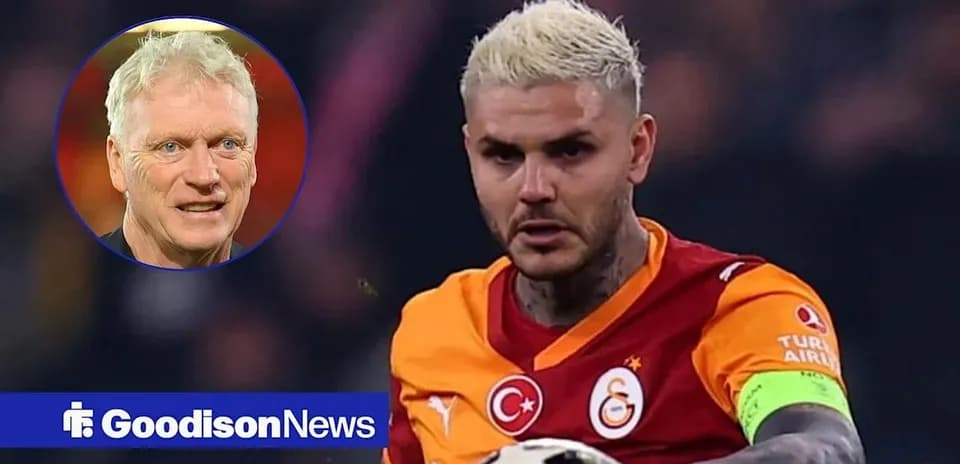 Player in Galatasaray jersey preparing for a play